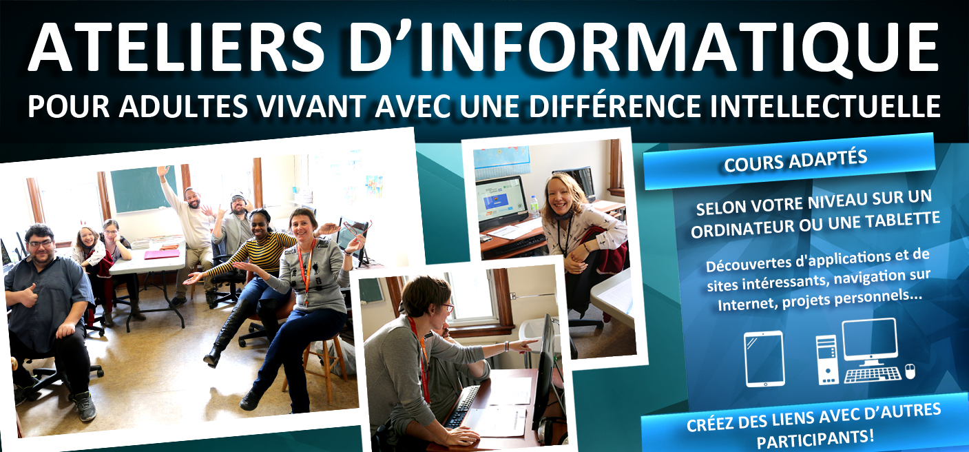 Format accueil site Internet – Atelier informatique